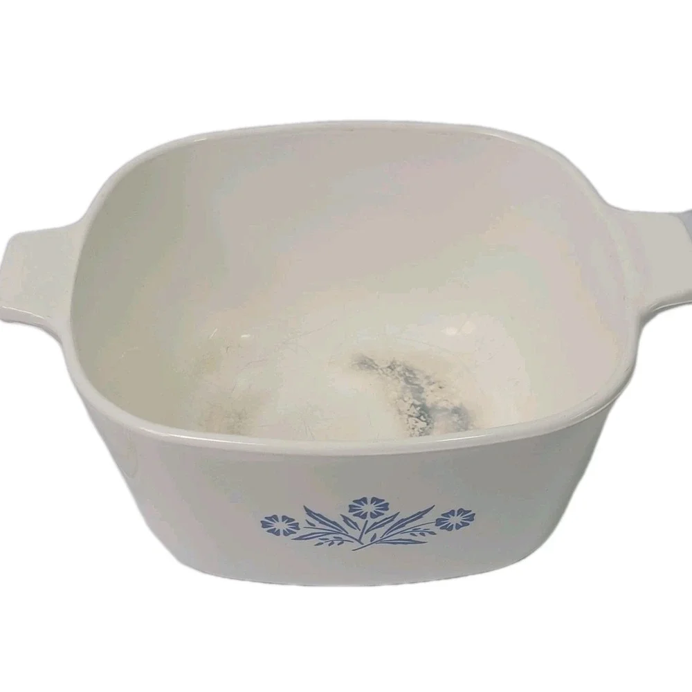 Corning Ware Blue Cornflower P-1 3/4-B 1 3/4 Qt Casserole Dish With Lid